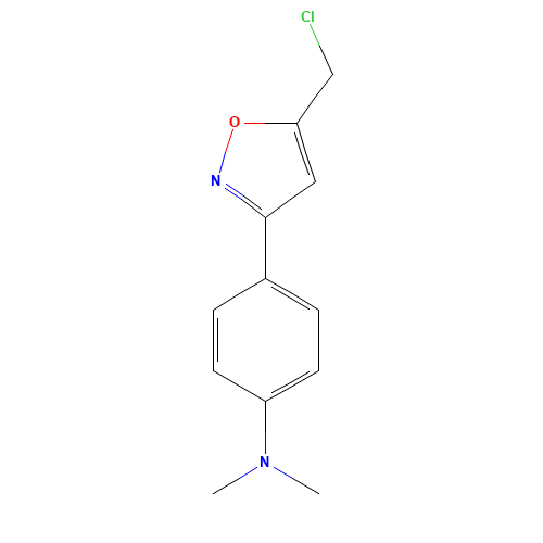 4-[5-(chloromethyl)-1,2-oxazol-3-yl]-N,N-dimethylaniline (CAS: 1105061-79-7) - Related Chemical Product