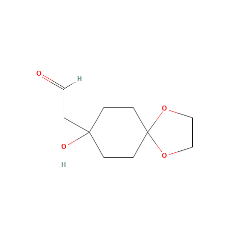 2-(8-hydroxy-1,4-dioxaspiro[4.5]decan-8-yl)acetaldehyde (CAS: 959616-85-4) - Related Chemical Product
