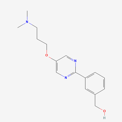 [3-[5-[3-(dimethylamino)propoxy]pyrimidin-2-yl]phenyl]methanol (CAS: 1092568-89-2) - Related Chemical Product