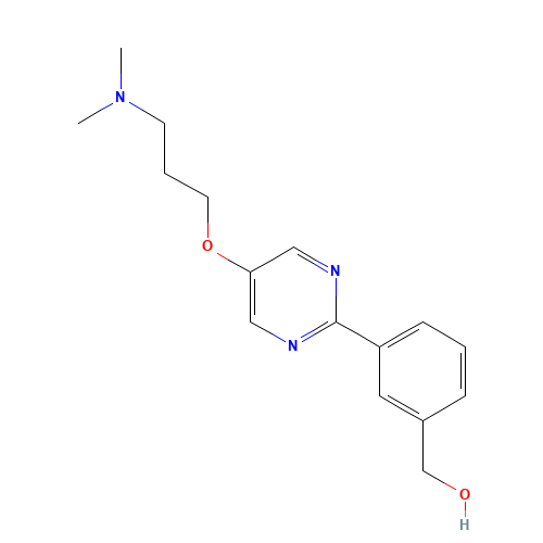 [3-[5-[3-(dimethylamino)propoxy]pyrimidin-2-yl]phenyl]methanol (CAS: 1092568-89-2) - Related Chemical Product