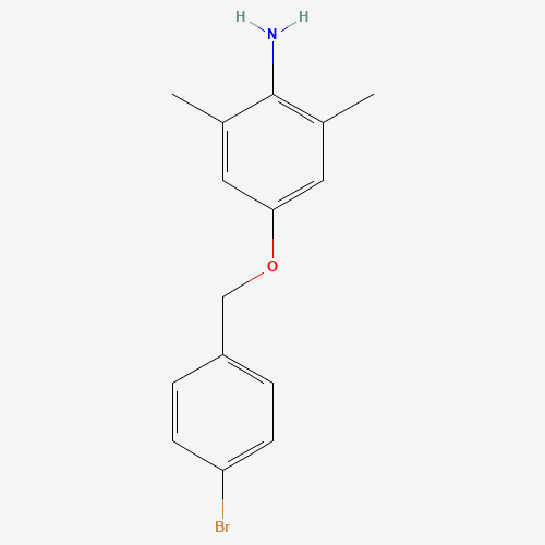 4-[(4-bromophenyl)methoxy]-2,6-dimethylaniline (CAS: 1202160-85-7) - Related Chemical Product