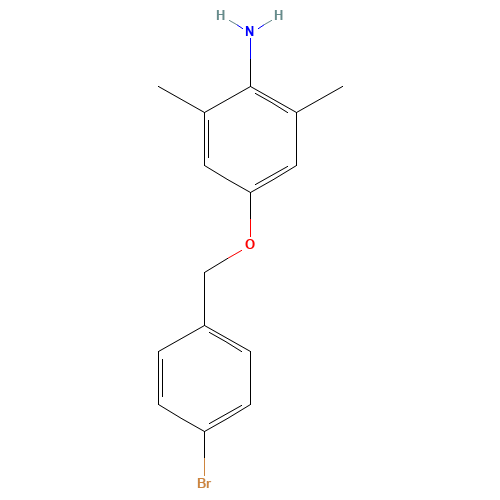 4-[(4-bromophenyl)methoxy]-2,6-dimethylaniline (CAS: 1202160-85-7) - Related Chemical Product