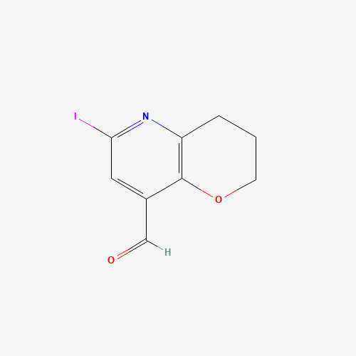 6-iodo-3,4-dihydro-2H-pyrano[3,2-b]pyridine-8-carbaldehyde (CAS: 1261365-84-7) - Related Chemical Product