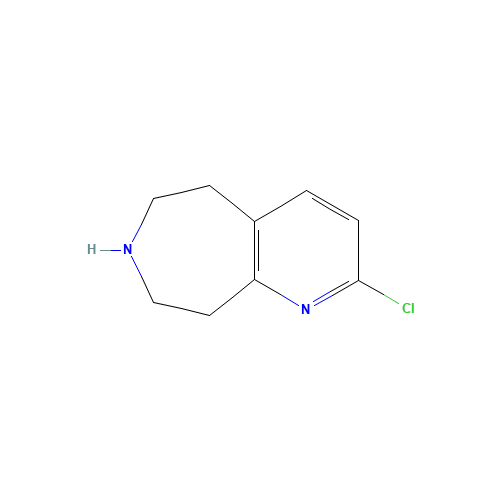 2-chloro-6,7,8,9-tetrahydro-5H-pyrido[2,3-d]azepine (CAS: 1003587-71-0) - Related Chemical Product