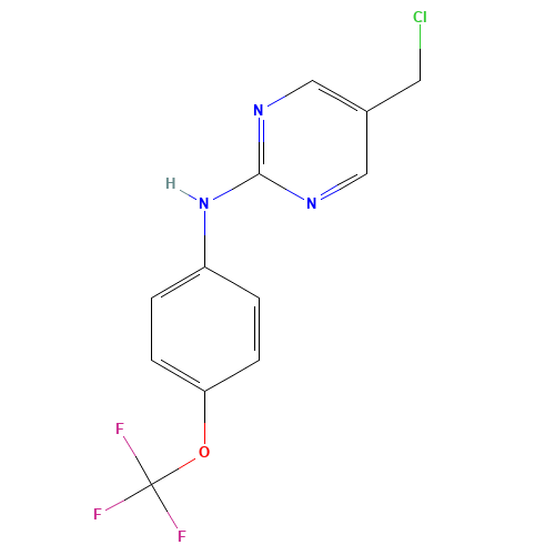 5-(chloromethyl)-N-[4-(trifluoromethoxy)phenyl]pyrimidin-2-amine (CAS: 1428558-58-0) - Related Chemical Product