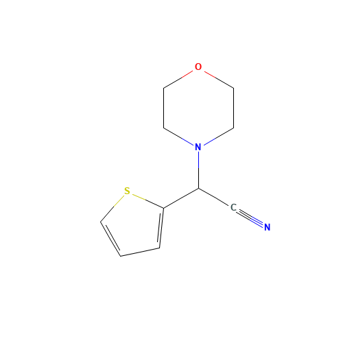 2-morpholin-4-yl-2-thiophen-2-ylacetonitrile (CAS: 68415-08-7) - Related Chemical Product