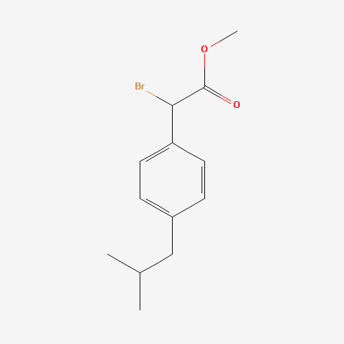 methyl 2-bromo-2-[4-(2-methylpropyl)phenyl]acetate (CAS: 449779-53-7) - Related Chemical Product