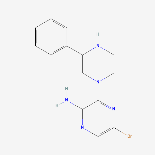 5-bromo-3-(3-phenylpiperazin-1-yl)pyrazin-2-amine (CAS: 893612-07-2) - Related Chemical Product