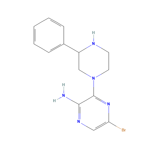 5-bromo-3-(3-phenylpiperazin-1-yl)pyrazin-2-amine (CAS: 893612-07-2) - Related Chemical Product