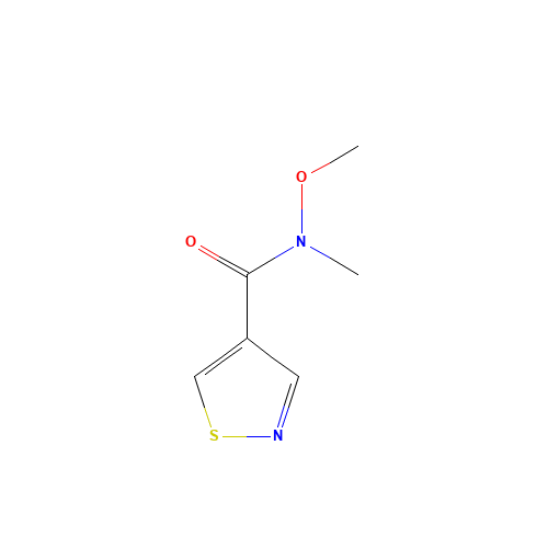 N-methoxy-N-methyl-1,2-thiazole-4-carboxamide (CAS: 1104606-20-3) - Related Chemical Product