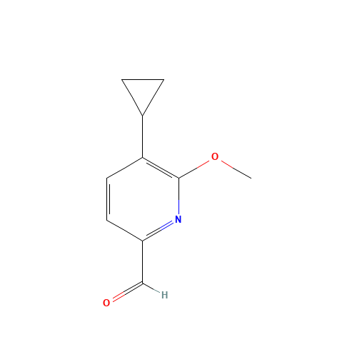 5-cyclopropyl-6-methoxypyridine-2-carbaldehyde (CAS: 1310948-14-1) - Related Chemical Product