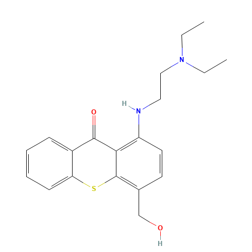 1-[2-(diethylamino)ethylamino]-4-(hydroxymethyl)thioxanthen-9-one (CAS: 3105-97-3) - Related Chemical Product
