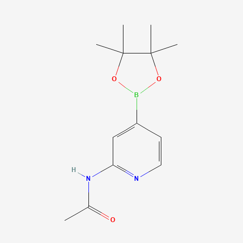 N-[4-(4,4,5,5-tetramethyl-1,3,2-dioxaborolan-2-yl)pyridin-2-yl]acetamide (CAS: 1220220-21-2) - Related Chemical Product