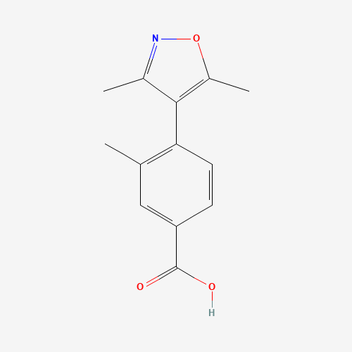 4-(3,5-dimethyl-1,2-oxazol-4-yl)-3-methylbenzoic acid (CAS: 1140461-97-7) - Related Chemical Product
