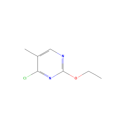 4-chloro-2-ethoxy-5-methylpyrimidine (CAS: 1289384-90-2) - Chemical Structure and Molecular Formula 