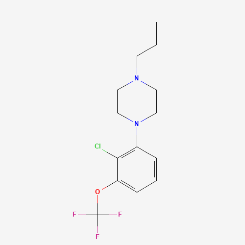 1-[2-chloro-3-(trifluoromethoxy)phenyl]-4-propylpiperazine (CAS: 871357-00-5) - Related Chemical Product