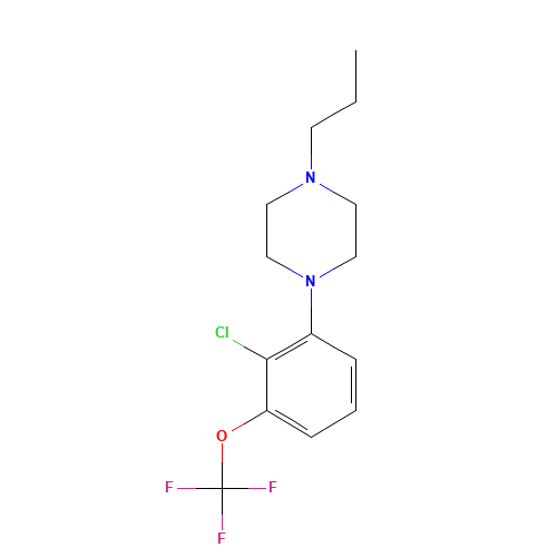 1-[2-chloro-3-(trifluoromethoxy)phenyl]-4-propylpiperazine (CAS: 871357-00-5) - Related Chemical Product