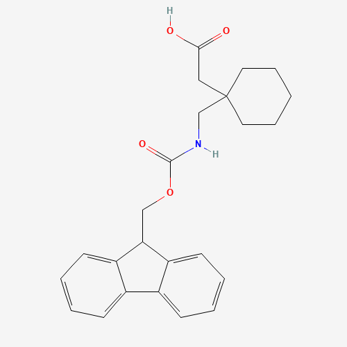 2-[1-[(9H-fluoren-9-ylmethoxycarbonylamino)methyl]cyclohexyl]acetic acid (CAS: 882847-19-0) - Related Chemical Product