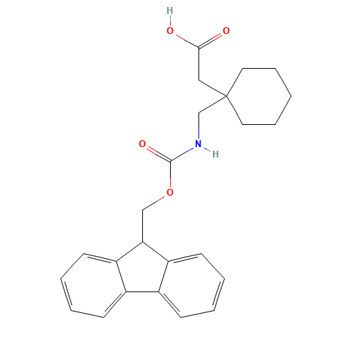 2-[1-[(9H-fluoren-9-ylmethoxycarbonylamino)methyl]cyclohexyl]acetic acid (CAS: 882847-19-0) - Related Chemical Product