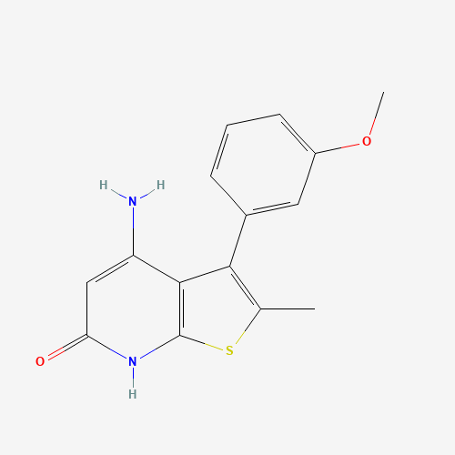 4-amino-3-(3-methoxyphenyl)-2-methyl-7H-thieno[2,3-b]pyridin-6-one (CAS: 1312594-40-3) - Related Chemical Product
