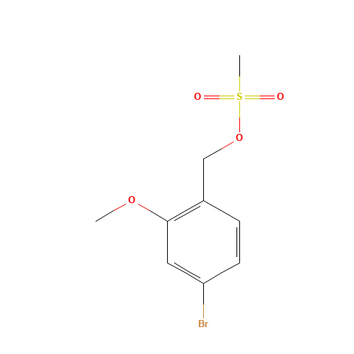 (4-bromo-2-methoxyphenyl)methyl methanesulfonate (CAS: 1539311-14-2) - Related Chemical Product