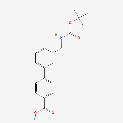 4-[3-[[(2-methylpropan-2-yl)oxycarbonylamino]methyl]phenyl]benzoic acid (CAS: 193151-98-3) - Related Chemical Product