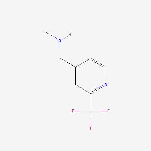 N-methyl-1-[2-(trifluoromethyl)pyridin-4-yl]methanamine (CAS: 165558-80-5) - Related Chemical Product