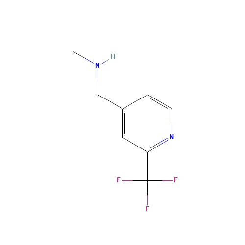 N-methyl-1-[2-(trifluoromethyl)pyridin-4-yl]methanamine (CAS: 165558-80-5) - Related Chemical Product