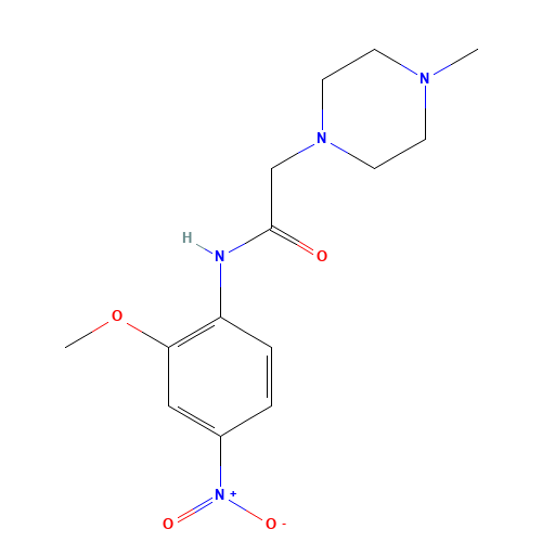 N-(2-methoxy-4-nitrophenyl)-2-(4-methylpiperazin-1-yl)acetamide (CAS: 837421-38-2) - Related Chemical Product