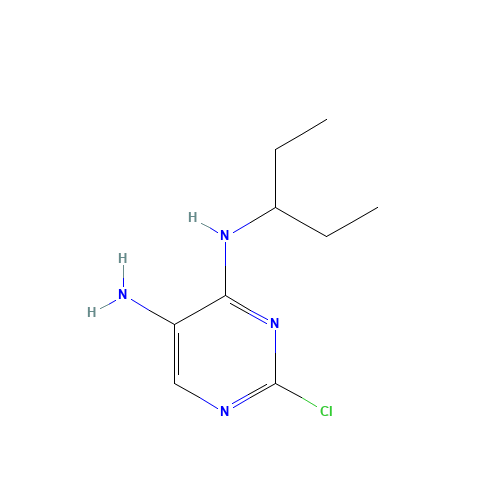2-chloro-4-N-pentan-3-ylpyrimidine-4,5-diamine (CAS: 959796-52-2) - Related Chemical Product