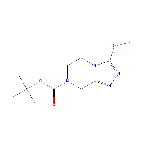 tert-butyl 3-methoxy-6,8-dihydro-5H-[1,2,4]triazolo[4,3-a]pyrazine-7-carboxylate (CAS: 723286-81-5) - Related Chemical Product