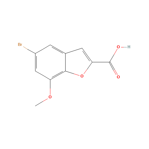 5-bromo-7-methoxy-1-benzofuran-2-carboxylic acid (CAS: 20037-37-0) - Related Chemical Product