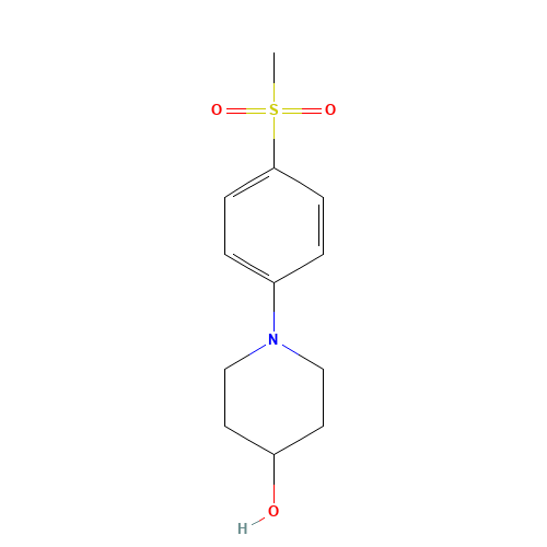 1-(4-methylsulfonylphenyl)piperidin-4-ol (CAS: 166438-65-9) - Related Chemical Product