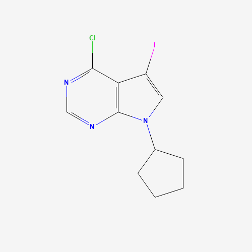 4-chloro-7-cyclopentyl-5-iodopyrrolo[2,3-d]pyrimidine (CAS: 213745-17-6) - Related Chemical Product