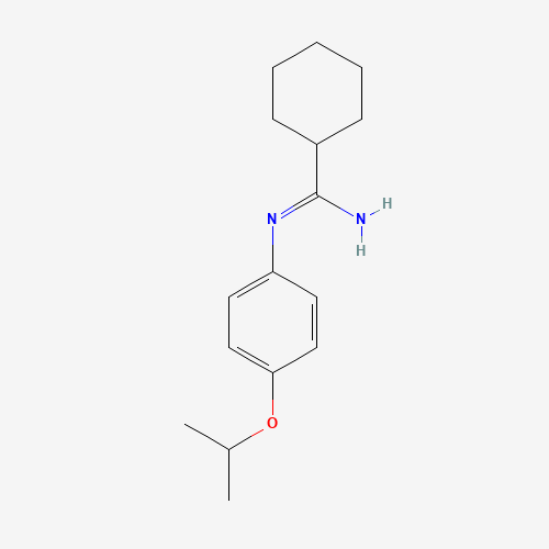 N'-(4-propan-2-yloxyphenyl)cyclohexanecarboximidamide (CAS: 1039767-83-3) - Related Chemical Product