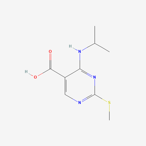 2-methylsulfanyl-4-(propan-2-ylamino)pyrimidine-5-carboxylic acid (CAS: 76360-88-8) - Related Chemical Product
