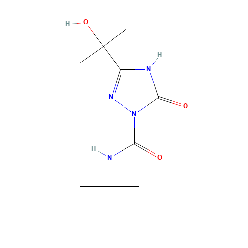 N-tert-butyl-5-(2-hydroxypropan-2-yl)-3-oxo-1H-1,2,4-triazole-2-carboxamide (CAS: 889062-06-0) - Related Chemical Product