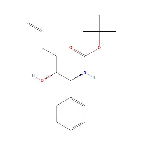 tert-butyl N-(2-hydroxy-1-phenylhex-5-enyl)carbamate (CAS: 148701-50-2) - Related Chemical Product