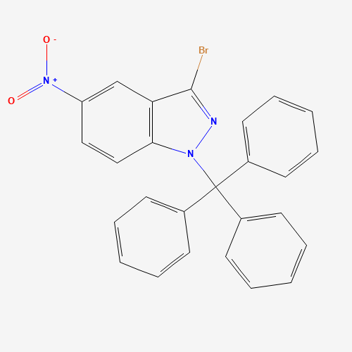 3-bromo-5-nitro-1-tritylindazole (CAS: 942189-39-1) - Related Chemical Product