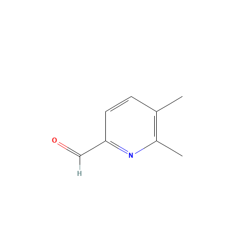5,6-dimethylpyridine-2-carbaldehyde (CAS: 1211587-65-3) - Chemical Structure and Molecular Formula 