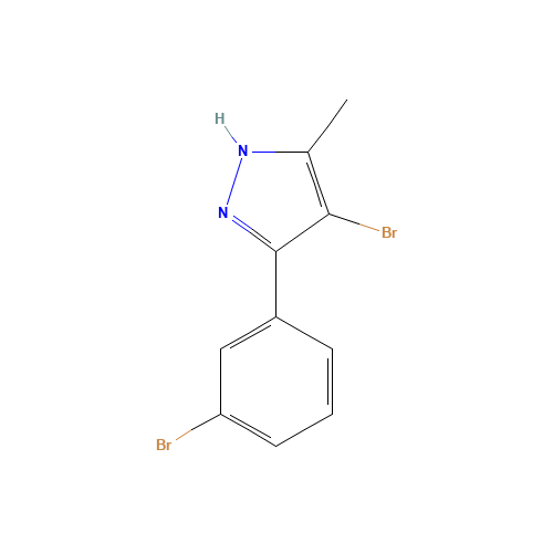 4-bromo-3-(3-bromophenyl)-5-methyl-1H-pyrazole (CAS: 1240309-82-3) - Related Chemical Product