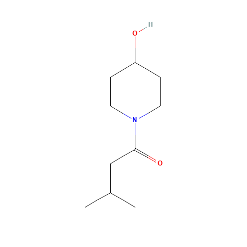 1-(4-hydroxypiperidin-1-yl)-3-methylbutan-1-one (CAS: 1082804-64-5) - Related Chemical Product