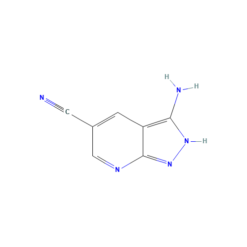 3-amino-2H-pyrazolo[3,4-b]pyridine-5-carbonitrile (CAS: 267413-11-6) - Related Chemical Product