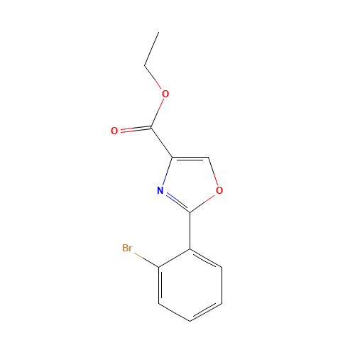 ethyl 2-(2-bromophenyl)-1,3-oxazole-4-carboxylate (CAS: 885274-67-9) - Related Chemical Product