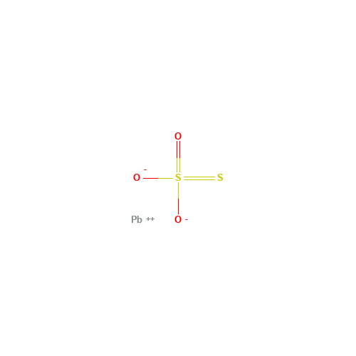 dioxido-oxo-sulfanylidene-$l^{6}-sulfane;lead(2+) (CAS: 13478-50-7) - Chemical Structure and Molecular Formula 