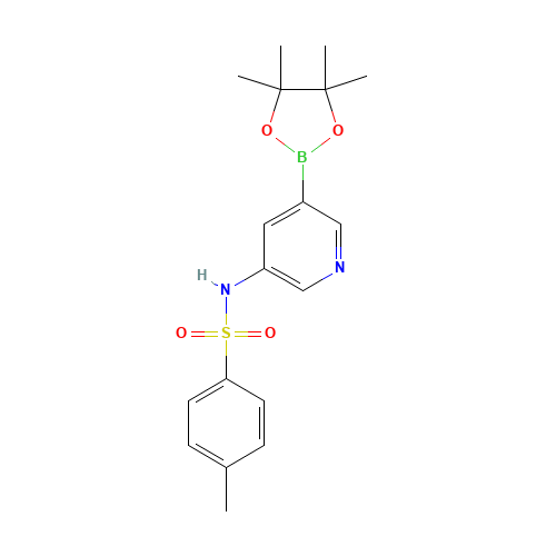 4-methyl-N-[5-(4,4,5,5-tetramethyl-1,3,2-dioxaborolan-2-yl)pyridin-3-yl]benzenesulfonamide (CAS: 1162681-06-2) - Related Chemical Product