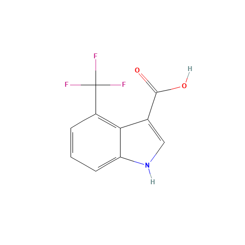 4-(trifluoromethyl)-1H-indole-3-carboxylic acid (CAS: 959238-76-7) - Related Chemical Product