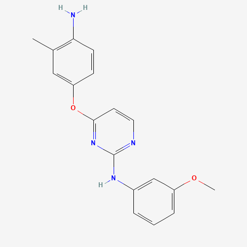 4-(4-amino-3-methylphenoxy)-N-(3-methoxyphenyl)pyrimidin-2-amine (CAS: 853299-37-3) - Related Chemical Product