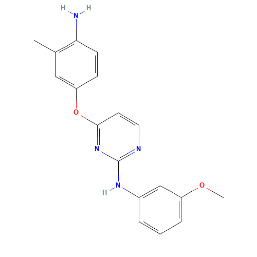 4-(4-amino-3-methylphenoxy)-N-(3-methoxyphenyl)pyrimidin-2-amine (CAS: 853299-37-3) - Related Chemical Product