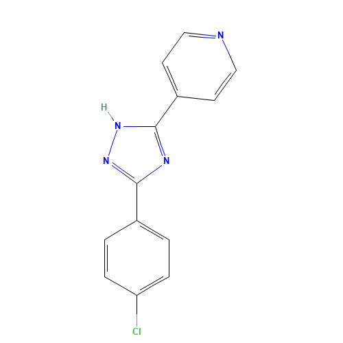 4-[3-(4-chlorophenyl)-1H-1,2,4-triazol-5-yl]pyridine (CAS: 36646-40-9) - Related Chemical Product